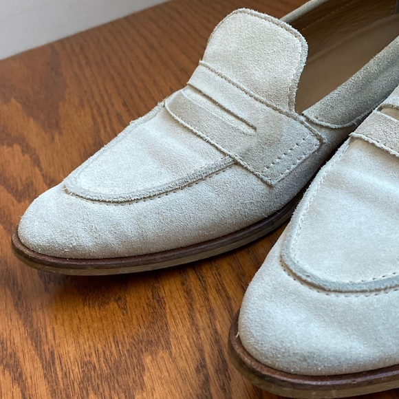 Everlane Cream Suede Modern Loafer size 9 - Picture 2 of 6